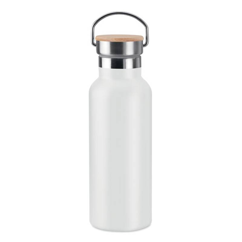 MONILEA dvoustěnná vakuová termoska z nerezové oceli, bílá MONILEA dvoustěnná vakuová termoska z nerezové oceli, bílá